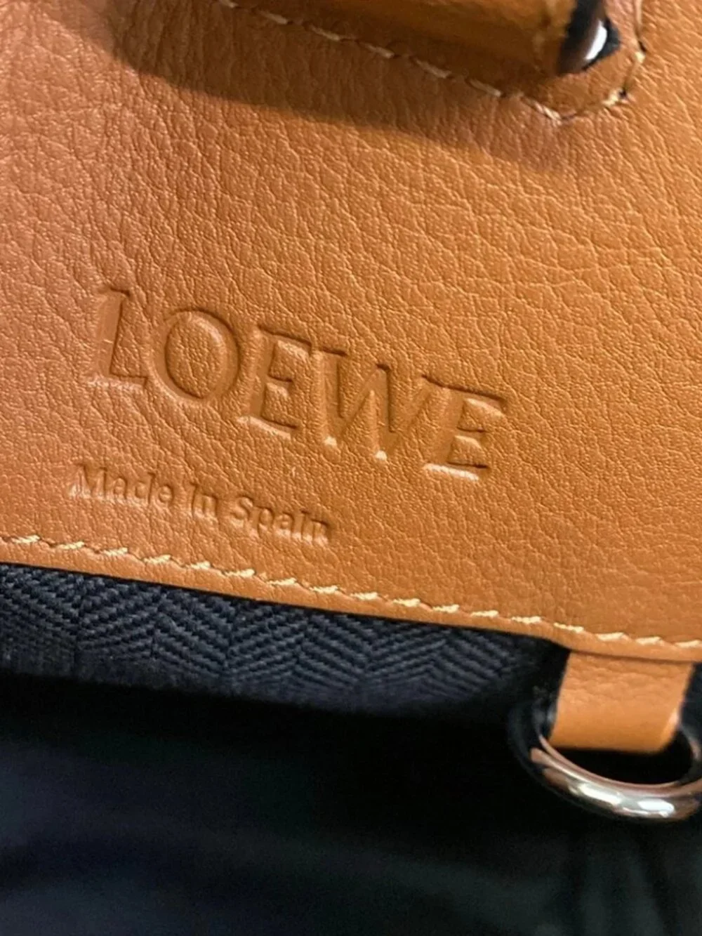 LOEWE Hammock bag small 387.30NN60 Tan (Brown) Classic Calf Handbag